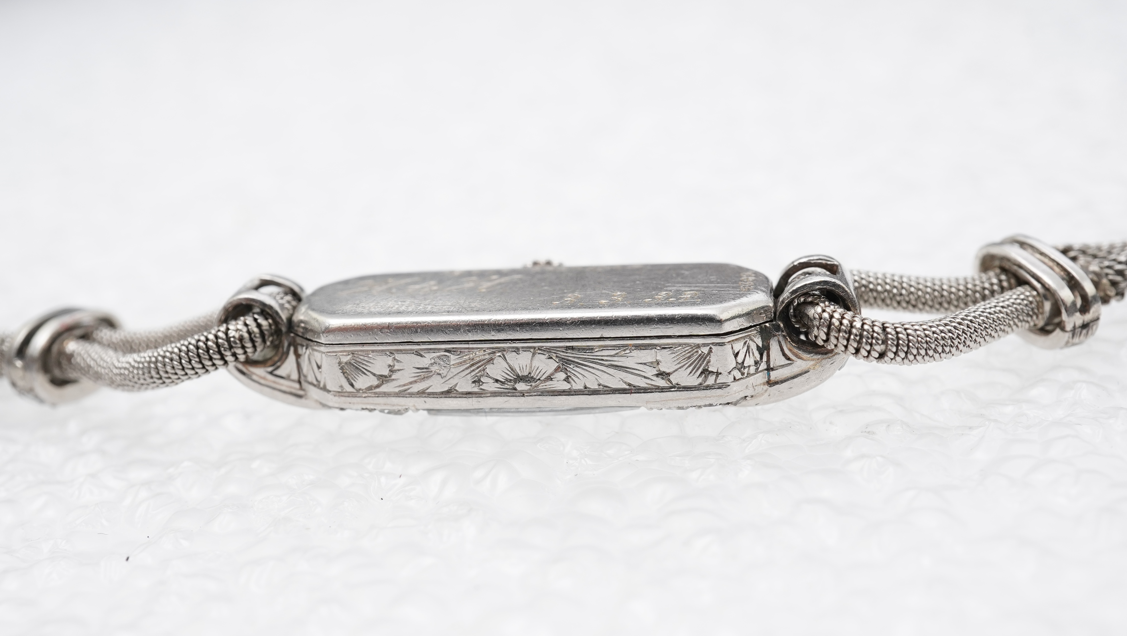 Boucheron, a lady's Art Deco diamond watch, France, circa 1933